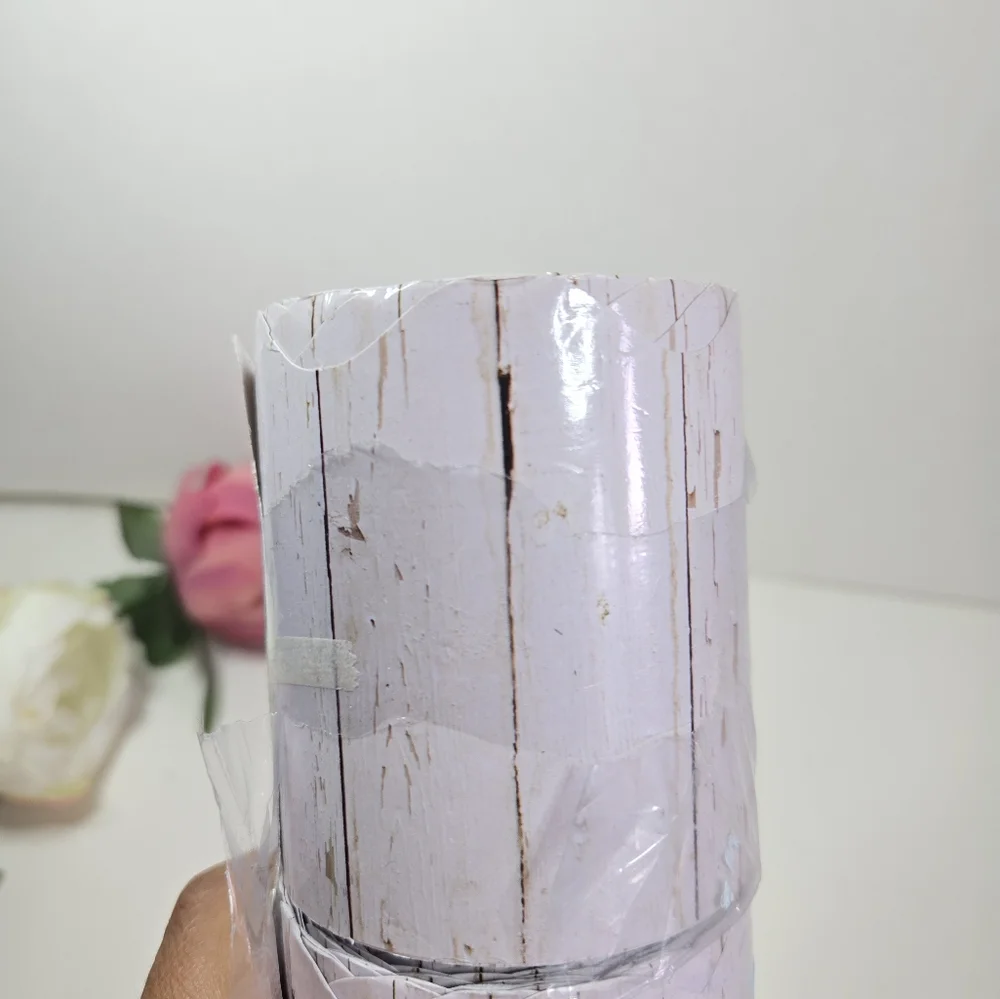 White Rustic Decorative 3 Rolls. 99ft White Wood Bulletin Board Border Trim Roll